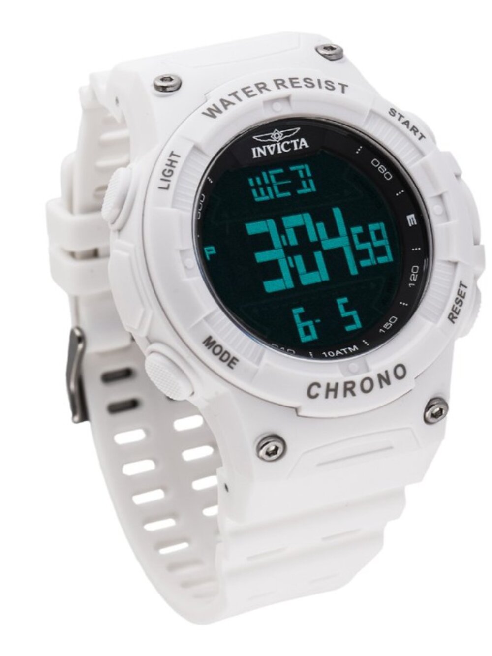 Invicta Racing Burnout Digital Men's Watch - 52mm, White (47524) - Picture 2 of 5
